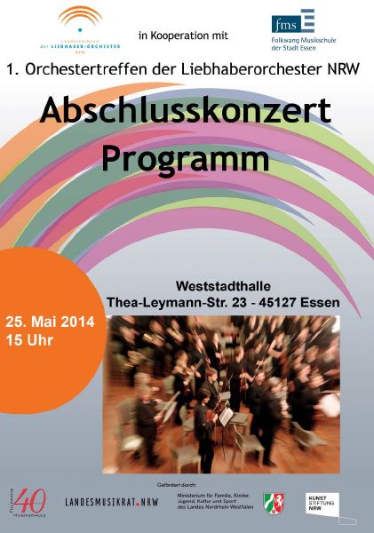 Erstes Orchestertreffen NRW 2014
